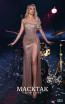 Cerise Gold Front Dress