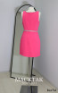 Alfa Beta Remi Neon Pink Back Dress