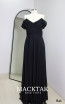 Mandolin Black Front Dress