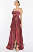 Manette Red Side Dress