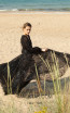 Miau By Clara Rotescu Amalia Black Side Dress