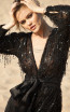 Miau By Clara Rotescu Amalia Black Front Dress