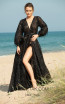 Miau By Clara Rotescu Amalia Black Front Dress