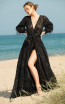 Miau By Clara Rotescu Amalia Black Front Dress