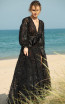 Miau By Clara Rotescu Amalia Black Front Dress