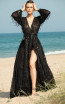 Miau By Clara Rotescu Amalia Black Front Dress