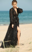 Miau By Clara Rotescu Amalia Black Front Dress