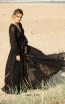 Miau By Clara Rotescu Amalia Black Side Dress