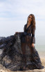 Miau By Clara Rotescu Azoca Black Front Dress
