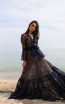 Miau By Clara Rotescu Azoca Black Front Dress