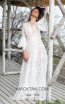 Miau By Clara Rotescu Deniz White Front Dress