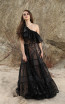 Miau By Clara Rotescu Joyfull Black Front Dress