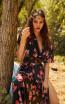 Miau By Clara Rotescu June Black Multi Front Dress