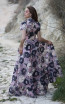 Miau By Clara Rotescu Keyra Purple Back Dress
