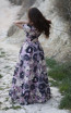 Miau By Clara Rotescu Keyra Purple Back Dress