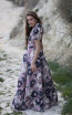 Miau By Clara Rotescu Keyra Purple Side Dress