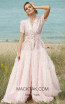 Miau By Clara Rotescu Mariposa Pink Front Dress