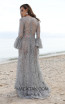 Miau By Clara Rotescu Ramses Gray Back Dress