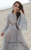 Miau By Clara Rotescu Ramses Gray Front Dress