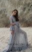 Miau By Clara Rotescu Ramses Gray Side Dress