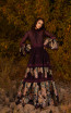 Miau By Clara Rotescu Saanvi Purple Front Dress