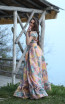 Miau By Clara Rotescu Spring Yellow Side Dress