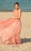 Miau By Clara Rotescu Subira Pink Front Dress