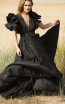 Miau By Clara Rotescu Wekesa Black Front Dress