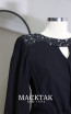 Minerve Black Beaded Dress