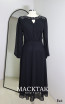 Minerve Black Front Dress