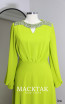 Minerve Lime Long Sleeve Dress