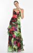 Mirielle Red Green Dress