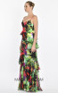 Mirielle Red Green Side Dress