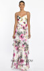 Mirielle White Fuchsia Front Dress