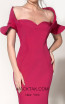 MNM Couture 2144A Fuchsia Front2 Dress