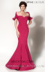 MNM Couture 2144A Fuchsia Front Dress