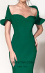 MNM Couture 2144A Green Front2 Dress