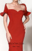 MNM Couture 2144A Red Front2 Dress