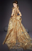MNM Couture 2463 Gold Back Dress