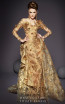MNM Couture 2463 Gold Front Dress