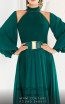 MNM Couture 2480A Green Front2 Dress