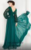 MNM Couture 2551 Green Back Dress