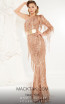 MNM Couture 2552 Champagne Front Dress