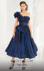 MNM Couture 2565 Navy Blue Front Dress