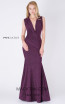 MNM Couture L0001B Purple Front Dress