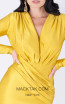 MNM Couture L0002A Mustard Front2 Dress