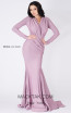 MNM Couture L0002B Pink Silver Front Dress