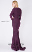 MNM Couture L0002B Purple Silver Back Dress