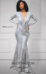 MNM Couture L0002D Silver Front Dress