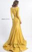 MNM Couture L0029 Yellow Back Dress